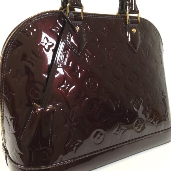 Louis Vuitton Alma Monogram Vernis Amaranth PM - Picture 6 of 6